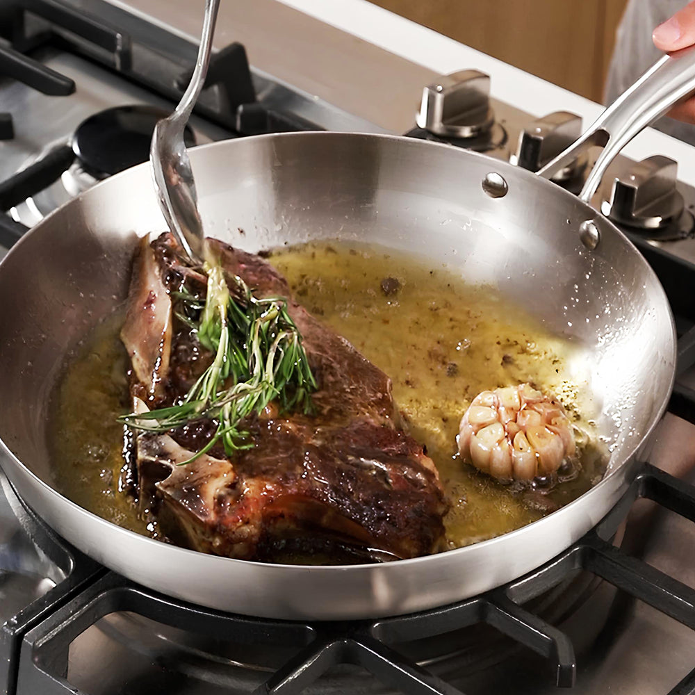 La Poêle Essentielle Inox Premium - 28 cm