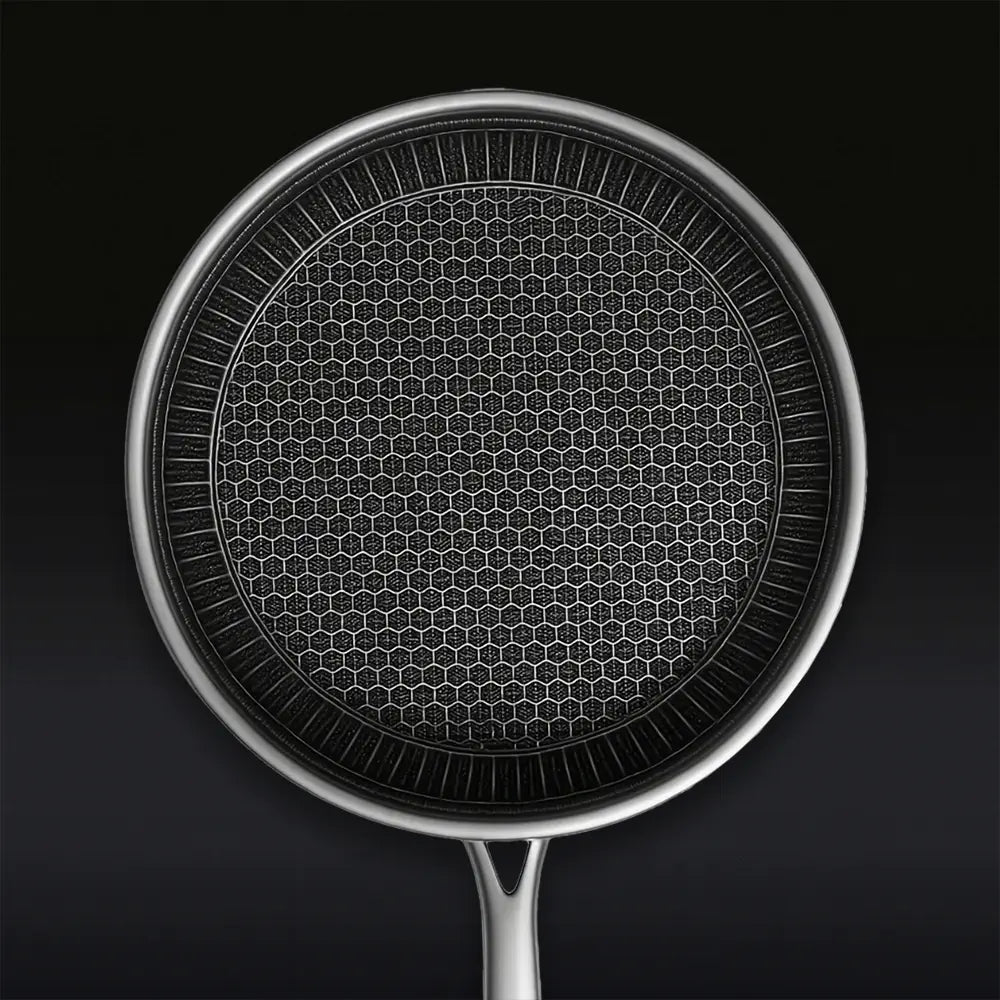 La Poêle Hybride Antiadhésive Inox Premium - 24 cm