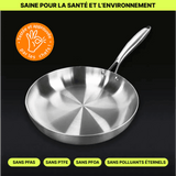 La Poêle Essentielle Inox Premium - 28 cm